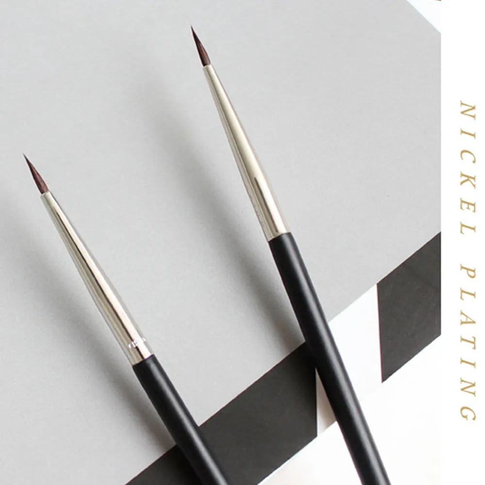 Hot Eye Tools Makeup Brushes Fine Mink Hair Black Eyeliner Brush Eyeliner Pen Eyebrow Cream Brush — image 2