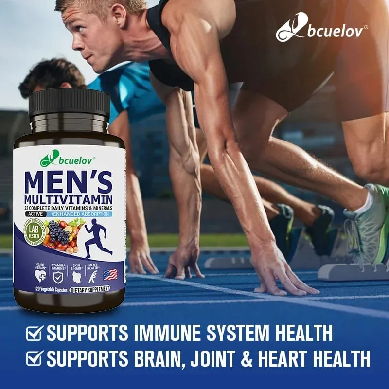 Bcuelov Men's Vitamin and Mineral Supplements - 26 Combinations To Support Overall Immune Health Vegan — image 5