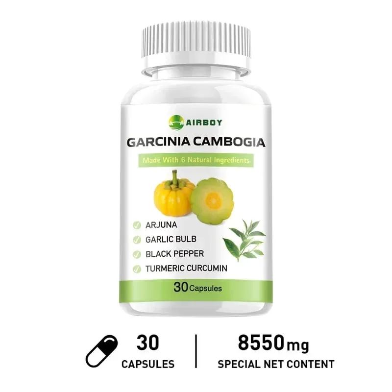 Garcinia Cambogia Kapsler - Fedtforbrænding Vægtstyring Appetitundertrykkelse Forøgelse af metabolisme