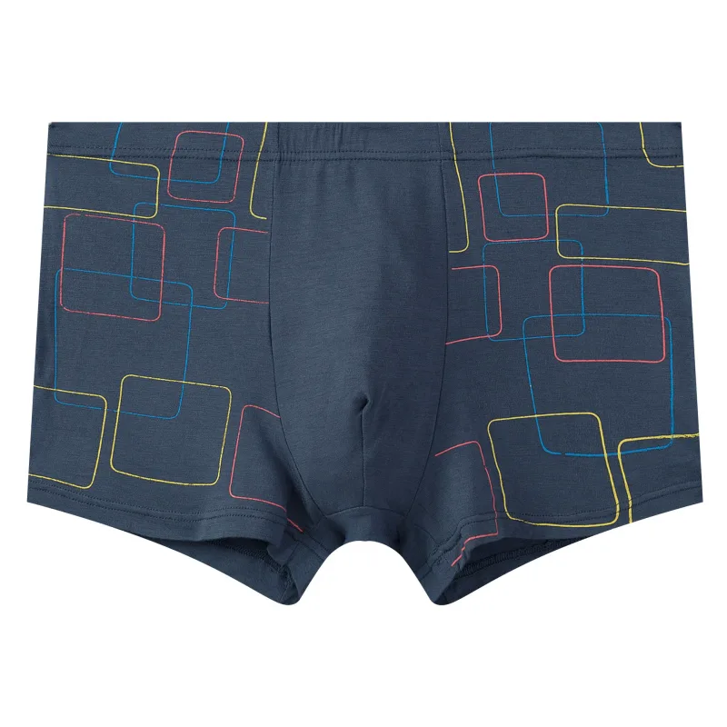 Mens Boxer Shorts Modal Underwear Sexy Striped Underpants Breathable Boxers Bamboo Fiber Panties Male Underwears Plus Size L-7XL
