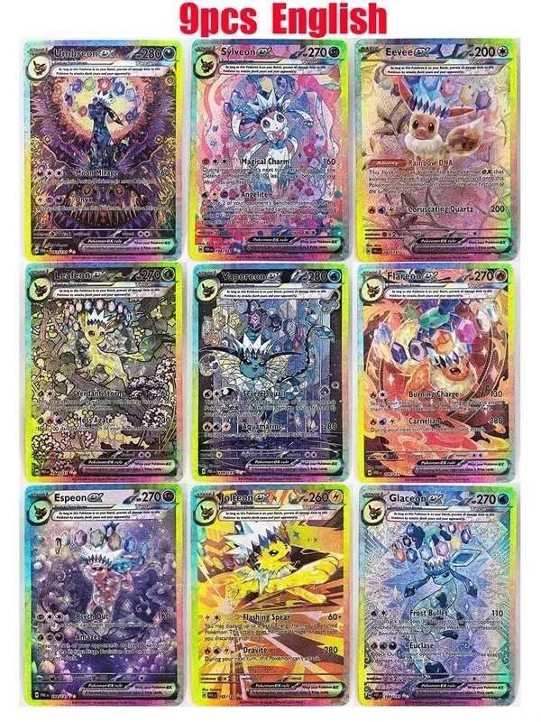 PRE Umbreon Eevee Sylveon Leafeon Glaceon Toys Hobbies Hobby Collectibles Game Collection Anime Cards — image 26