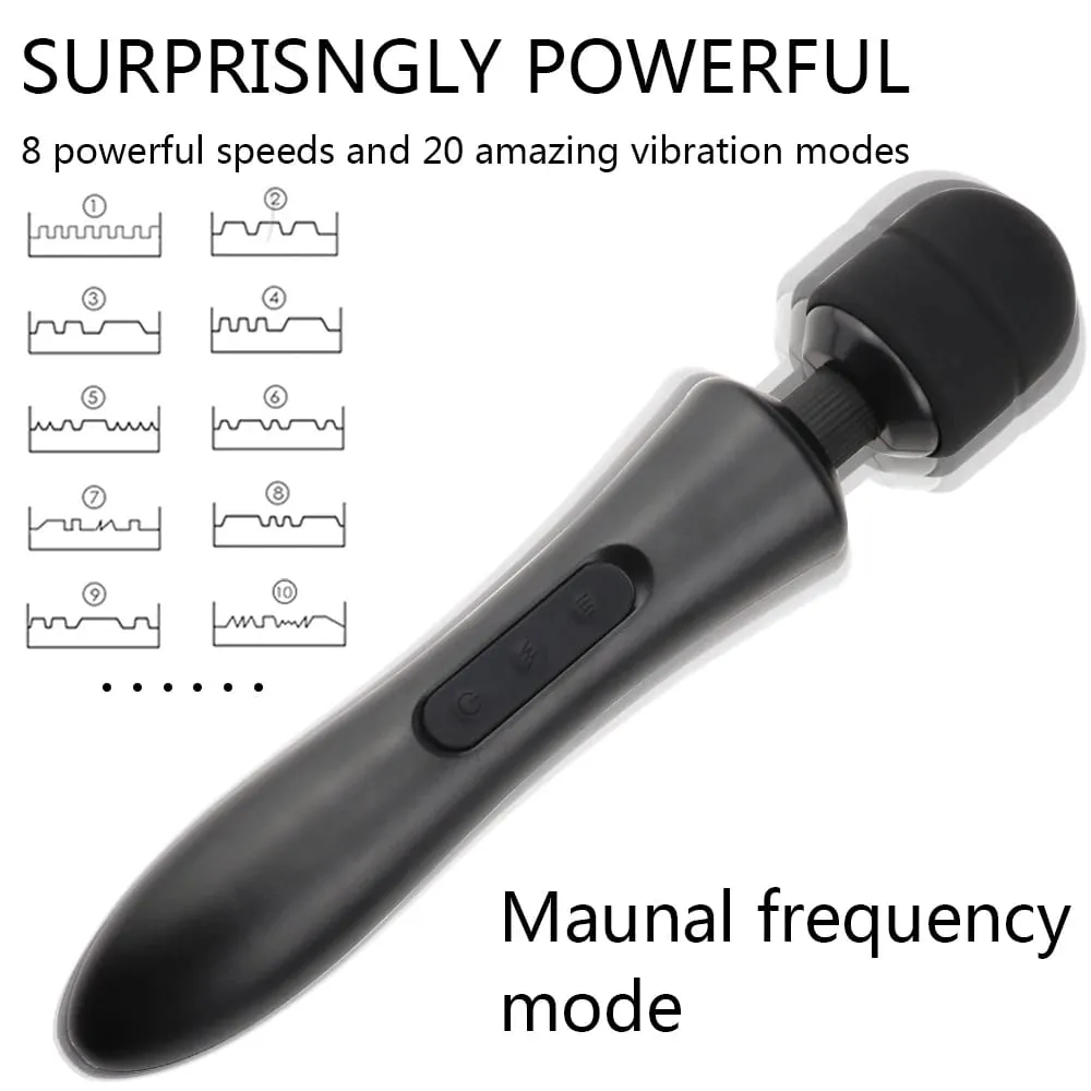 Powerful Magic Wand Vibrator Female G Spot Massager Clitoris Vagina Stimulator Big AV Stick Body Massage Sex Toys for Woman