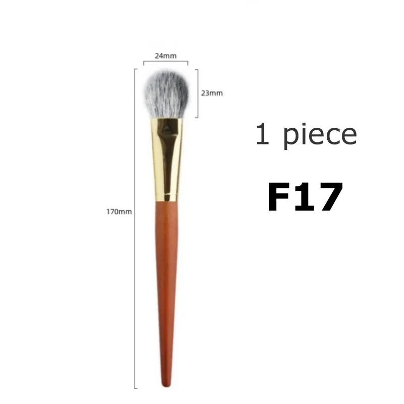 Blush Brush Highlighter Face Shadow Makeup Brushes Natural Goat Blusher Essential Cosmetic Tools
