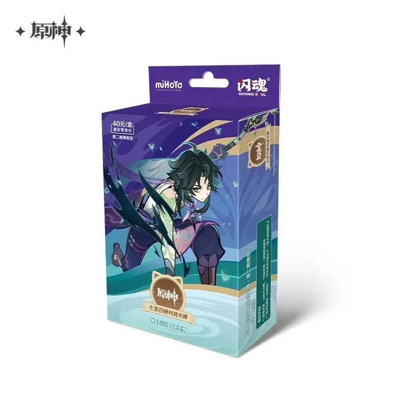 Original Genshin Impact Card Genius Invokation TCG Battle Card Hu Tao Raiden Shogun Anime Character Collection Card Kid Toy Gift — image 27