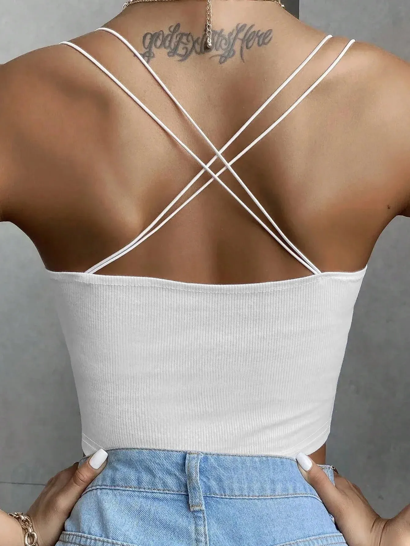 Fashionable and Popular Beautiful Back Versatile Casual and Comfortable Women's Vest — image 2