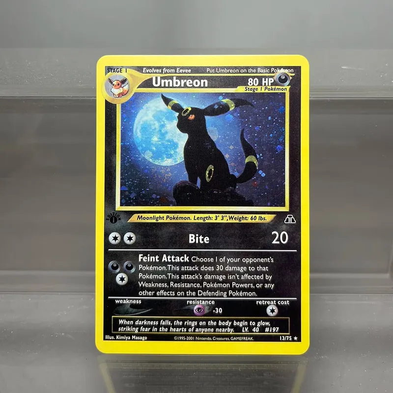 PKM Foil Cards Houndour Celebi Houndoom 1st Edition 1996 Single Cards Game Collection Cards PTCG Proxy Cards — image 26