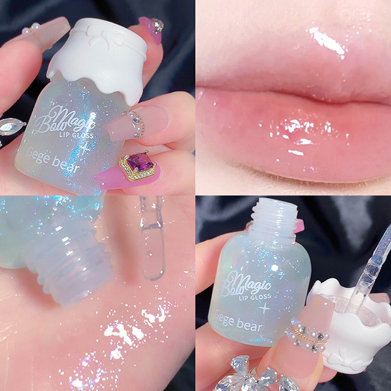 Butterfly shaped milk can lip balm moisturizes and moisturizes the mirror surface with a shimmering and pouty lips — image 9