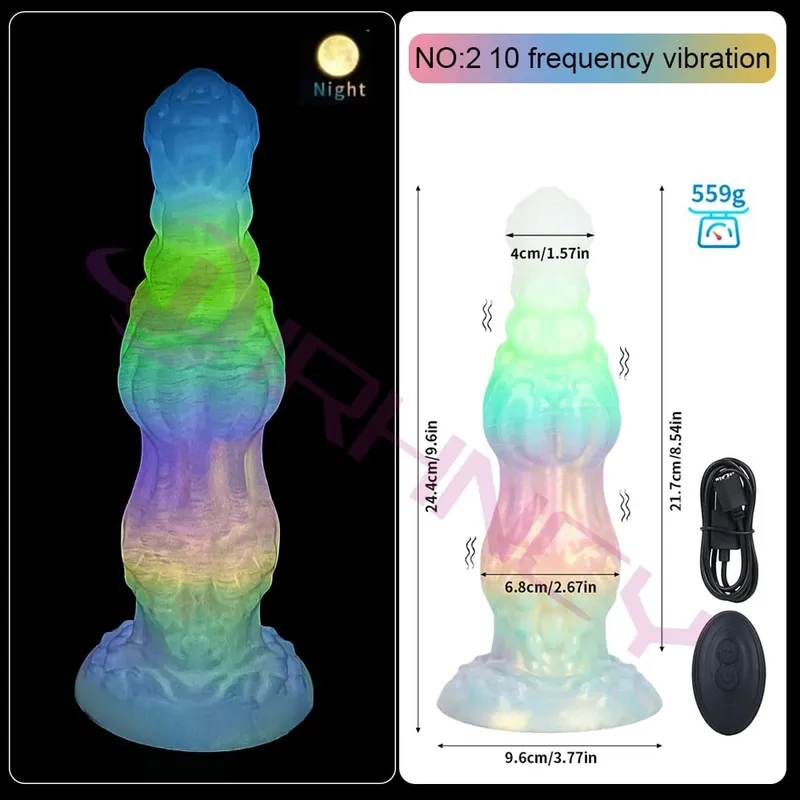 Vibratore Anal Dildo per Le Donne Masturbatore Consolador Silicone 10 Frequenza Vibrador Anal Plug 18+ G Spot Stimolatore Clitorideo — image 9