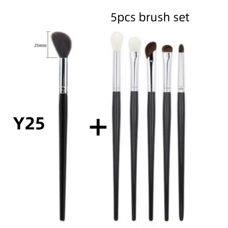 Highlighter Makeup Brushes Blush Angled Face Natural Goat Hair High Quality Blending Powder Make Up Brush — image 11