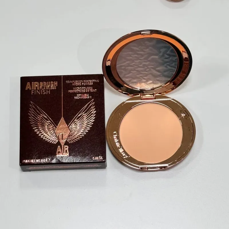 Charlotte Tilbury 100ml 34ml Setting Spray 2PC Set Matte Setting Pressed Powder Oil Control Face Repair Honey Powder Makeup Gift — image 9