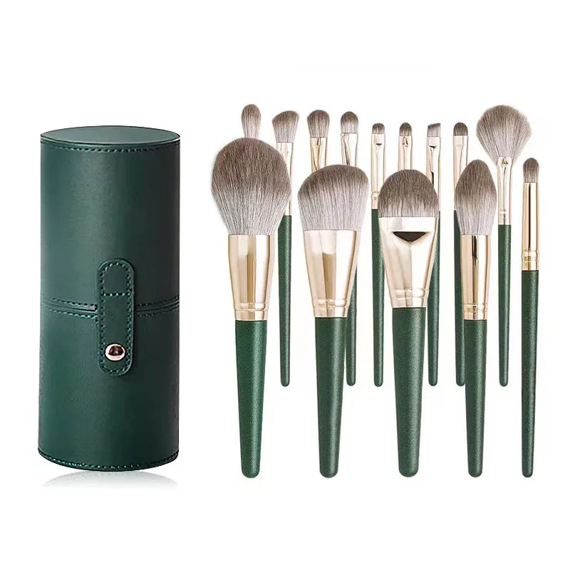 14Pcs Makeup Brushes Set Large Fluffy Soft Eye Shadow Foundation Brush Women Cosmetic Powder Blush Blending Beauty Make Up Tools — image 8