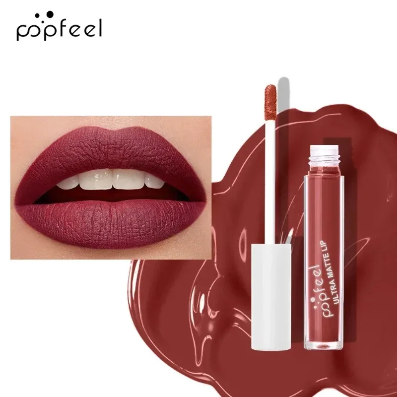 Punk Matte Black Liquid Lipstick Waterproof Long Lasting Party Lip Gloss Personality Velvet Nude Lip Tint Halloween Lips Makeup — image 11