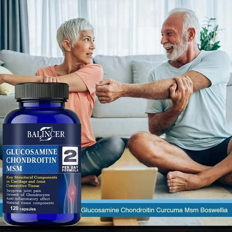 Glucosamine Chondroitin MSM Capsules for Joint Health Promotes Bone and Joint Mobility Dietary Supplement — image 4