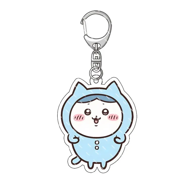 yiji Pendant Anime Comic Acrylic Peripheral Keychain Hachiware Usagi Cute Pendant Bag Hanging Decoration Decoration — image 4