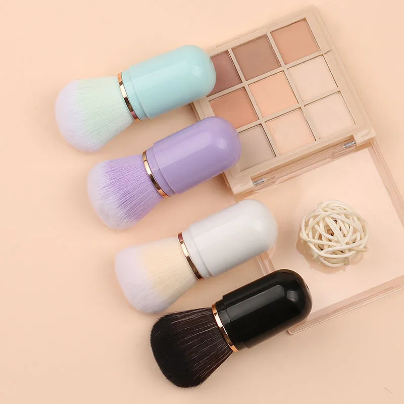 Single Makeup Tools Portable Mini Makeup Brushes Retractable Beauty Tools Loose Powder Brush Blush Brush Makeup Brushes — image 2