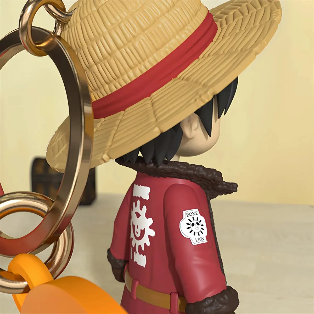 Genuine ONE PIECE Anime Figure Monkey D Luffy Chopper Cartoon keychain Bag Ornament Dolls Kids Birthday Present Xmas Toy Gifts