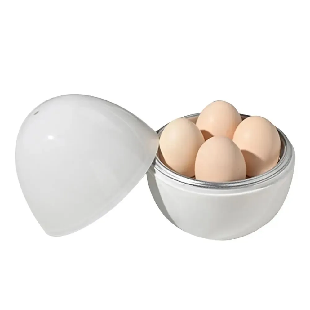 Pengukus Telur Microwave Pemburu Telur Rebus dengan Tutup Pengukus Telur untuk Telur Rebus Keras Lembut Peralatan Dapur untuk Merebus Telur Cepat — image 11