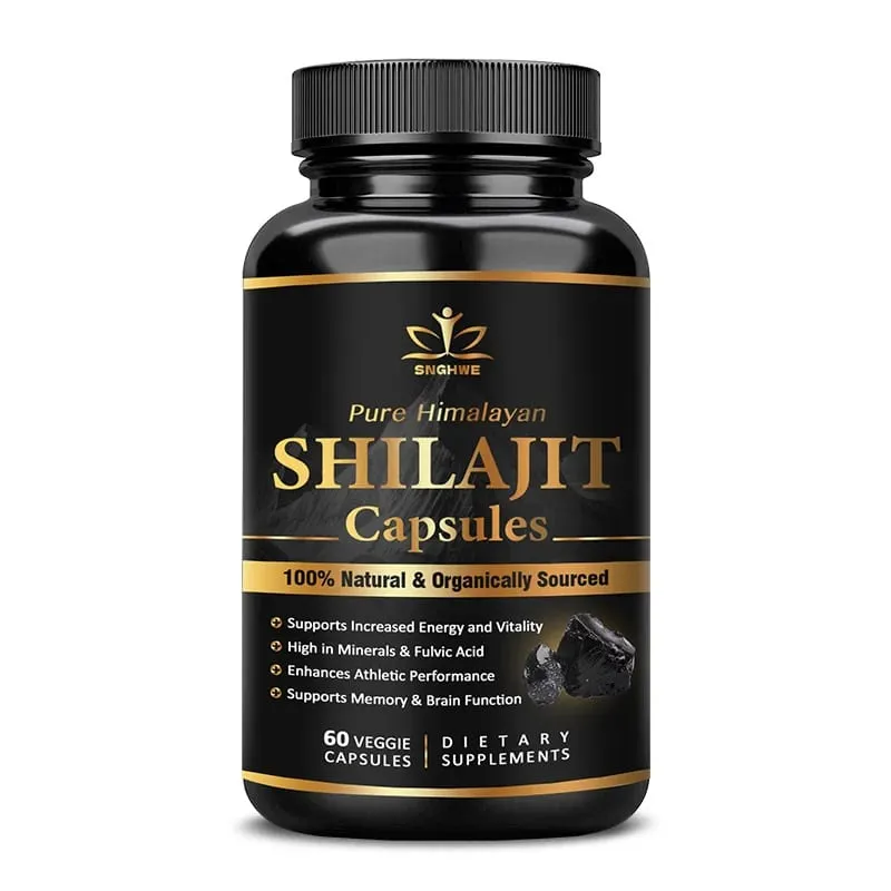 Shilajit Pure Himalayan Organic-Shilajit Supplement with Purity High Dosage&Potency for Energy Strength & Immunity Men & Women
