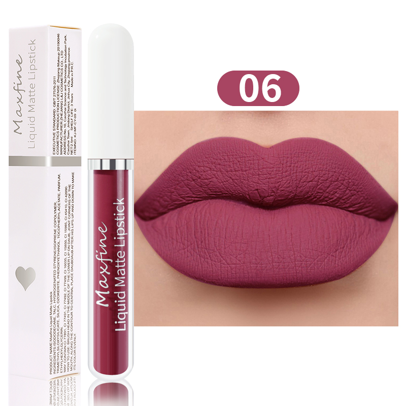 Matte liquid lipstick Waterproof sexy velvet lip glaze Long lasting moisturizing lipstick — image 16