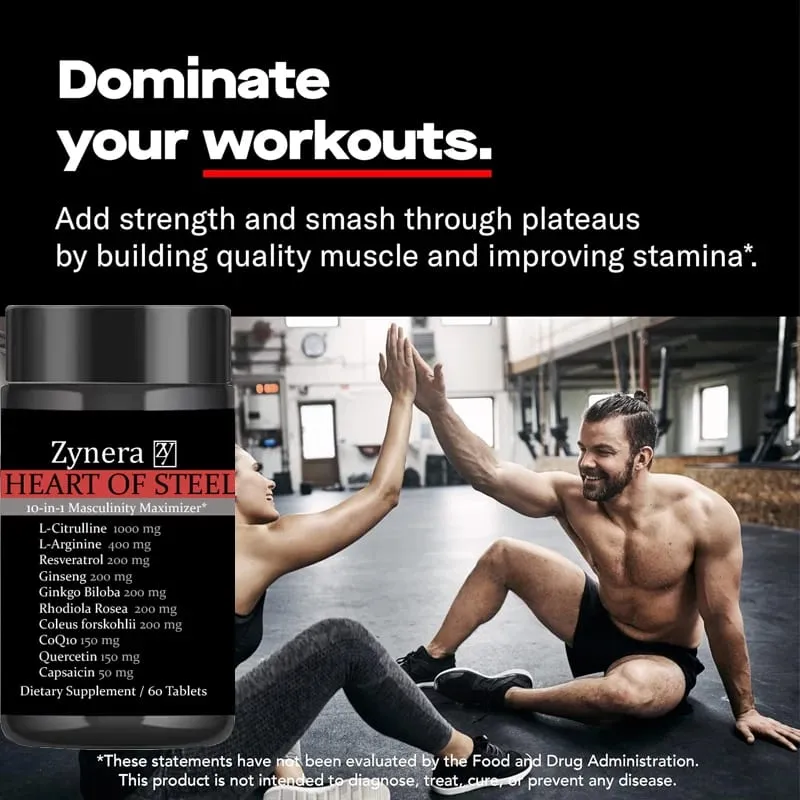 Male Endurance Supplement Performance Supports Reproductive Health ,L-Citrulline L-Arginine Ginseng for Men — image 2