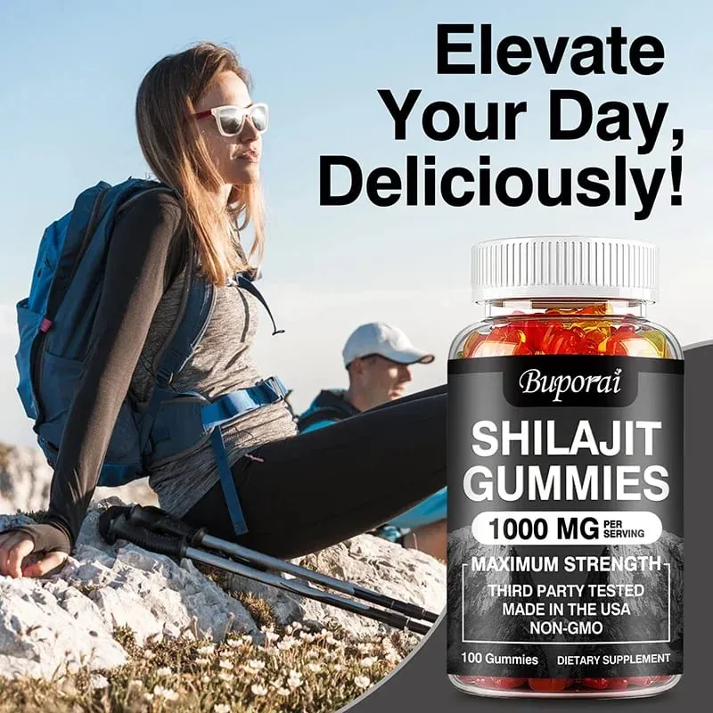 Shilajit Gummies - Energy Level Memory and Focus Support Relieve Stress Overall Health — image 6