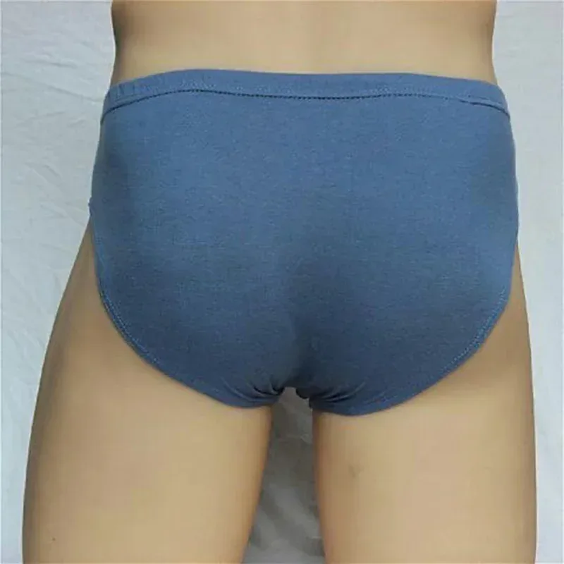 6PCS Men's plus Size Briefs 5XL/6XL Cotton Underwear Breathable Comfortable Solid Sexy Shorts for Men — image 6
