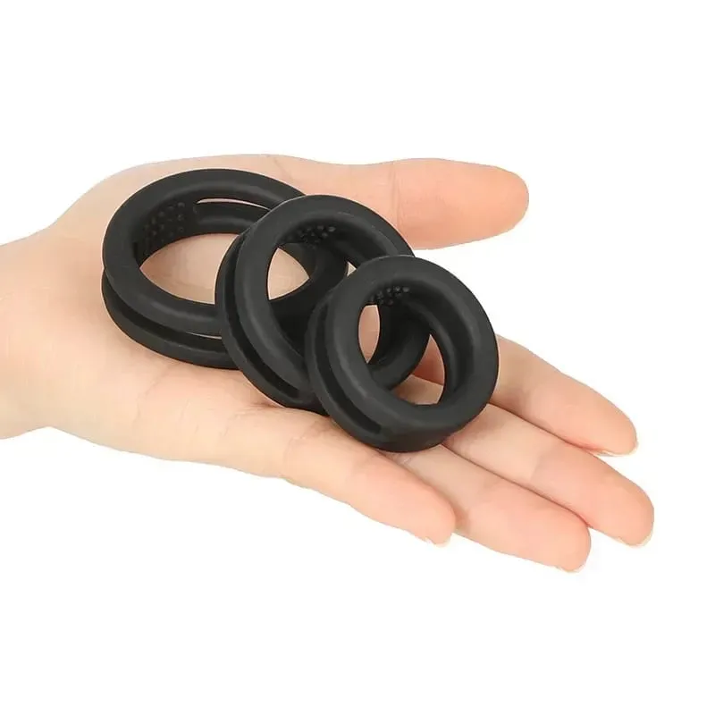 Sex Toys For Male Cock Ring Penis Enhance Erection Delay Ejaculation Cockring Foreskin Lock Semen Ring Sex Shops Intimate Goods — image 4