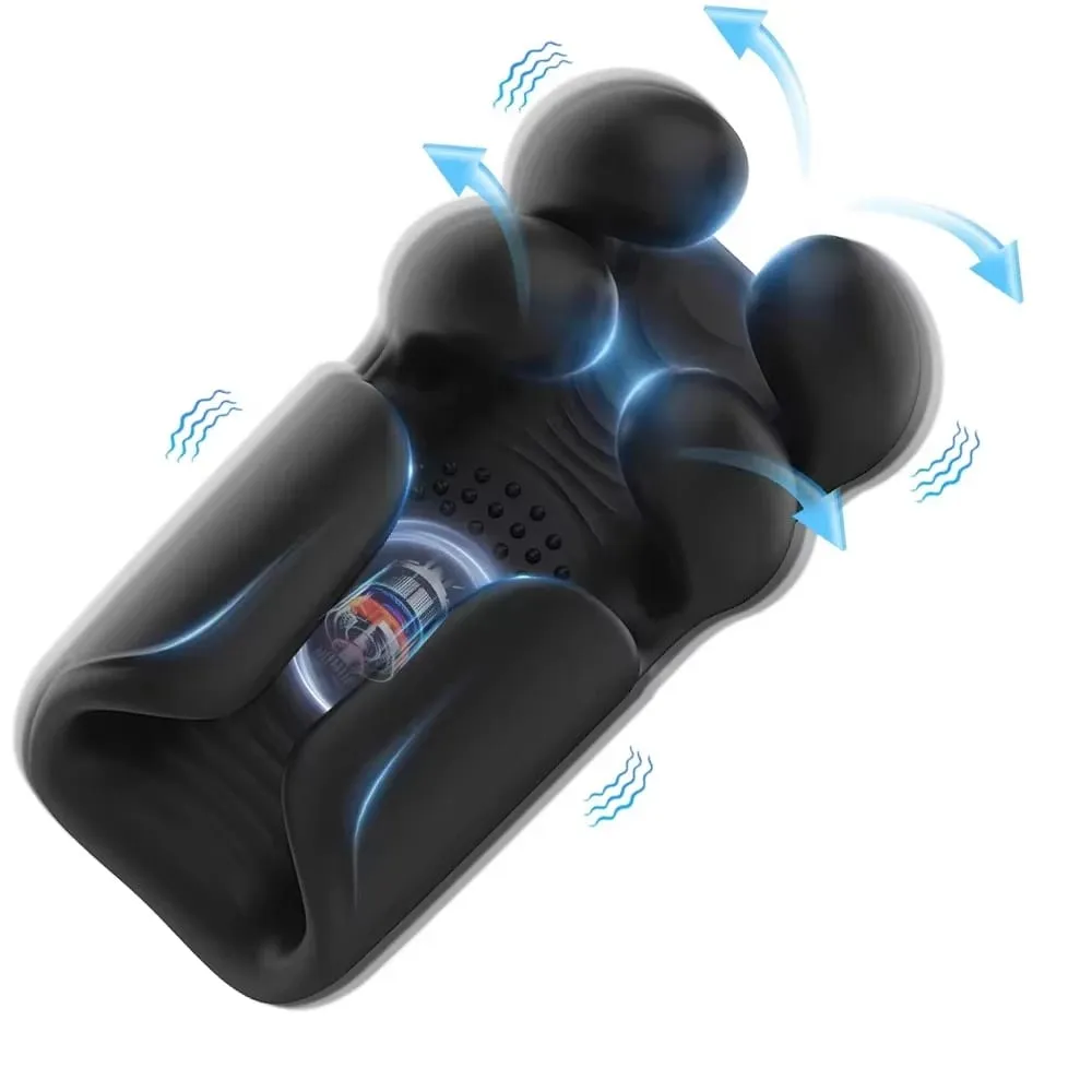 Men's Vibrator Finger Massage Glans Vibrator Sex Machine Penis Delay Trainer Automatic Male Masturbator Adult Sex Toys — image 1