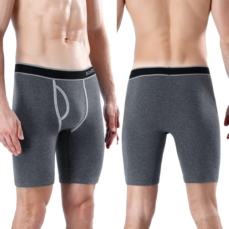 2026 Gaya Baru Kapas Fly Boxer Seluar Dalam Kaki Panjang Untuk Seluar Pendek Lelaki Saiz Besar Dan Seluar Dalam Homme Jenama Mewah Boxerhomme Seluar Dalam — image 4