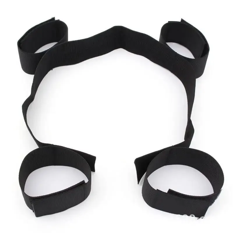 Bdsm Bondage Set Restraint Adult Game No Vibrator Handcuff Neck Collar Wrist Mouth Gag Strap Fetish Sex Toys For Woman Couples — image 10