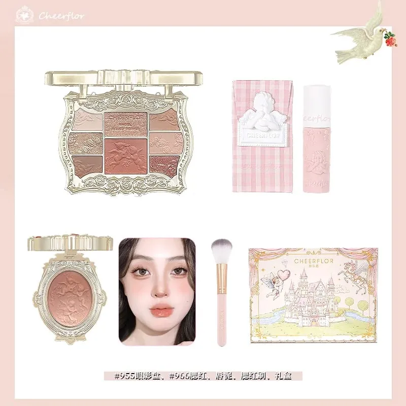 Makeup Gift Box Set Cosmetics Blush Lipstick Eyeshadow Palette Practical Premium Makeup Kit Birthday Gift for Women Gi
