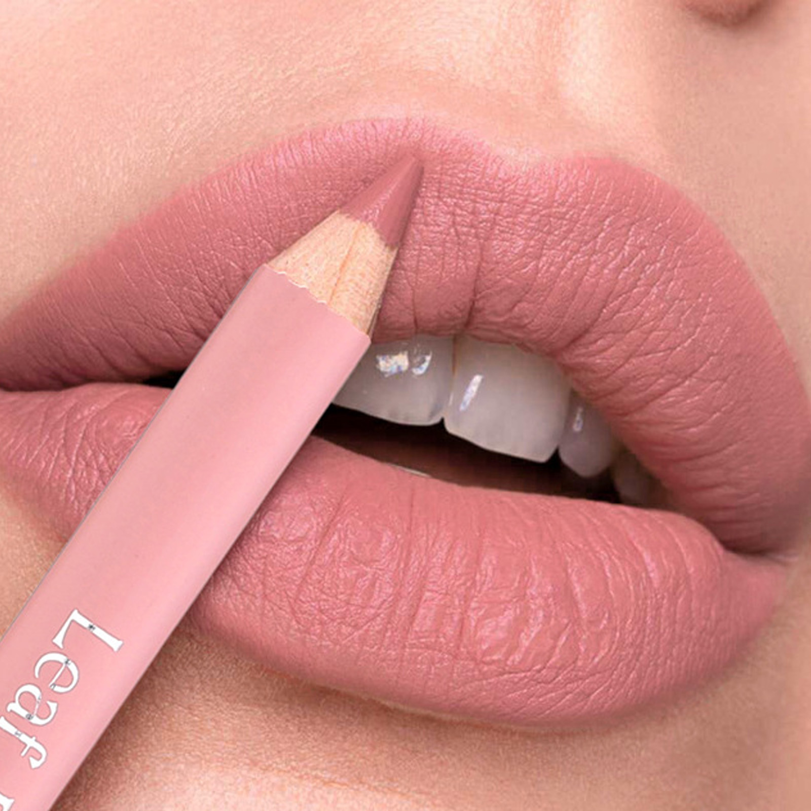 Waterproof Lasting Wooden Matte Lip Liner Pencil Natural Lips Makeup Nude Pink Lip Liner Outline The Lips Contour Makeup 12color