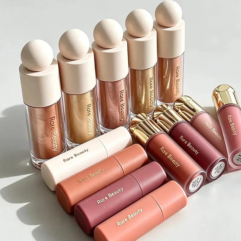 Hot RARE Beauty Hydrating 4-color Butter Lipstick Gloss Natural High Gloss Liquid 3d Face Contour Stick Color Makeup Products — image 3