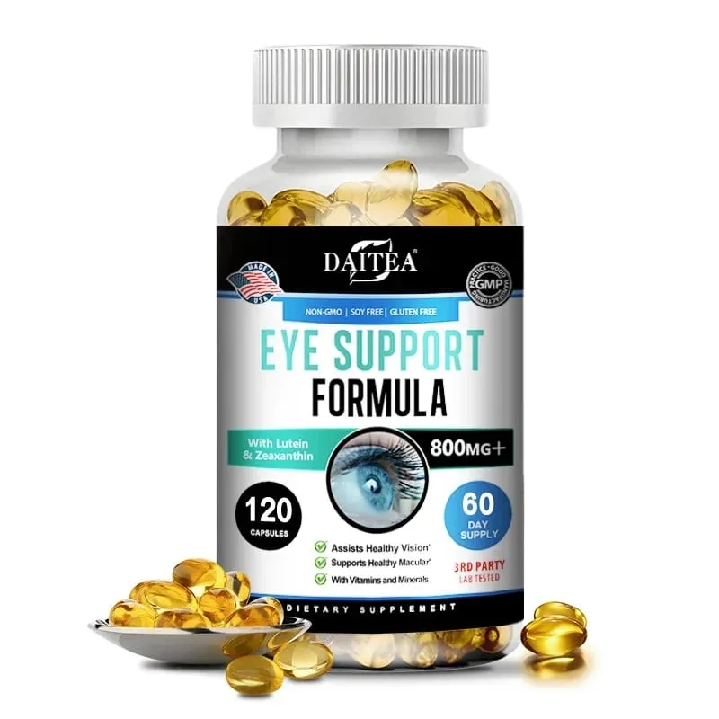 Eye Support Supplements - Vision Myopia Vitamins and Minerals for Eye Care Improve Eye Edema Relieve Fatigue Healthy Macula — image 9