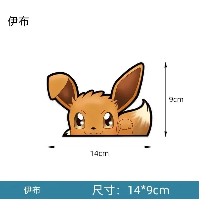 20 Arten Pokemon-Autoaufkleber, Anime-Figur, Pikachu, Gengar, Eevee, Charmander, niedliche Cartoon-Puppe, kreative Aufkleber, Geburtstagsgeschenke — image 5