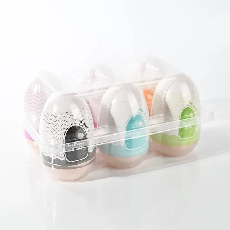 Cups Masturbator Egg Portable Stimulator Penis Massager Soft Rubber Adult Sex Toys for Men Realistic Vagina Pocket Pussy — image 6