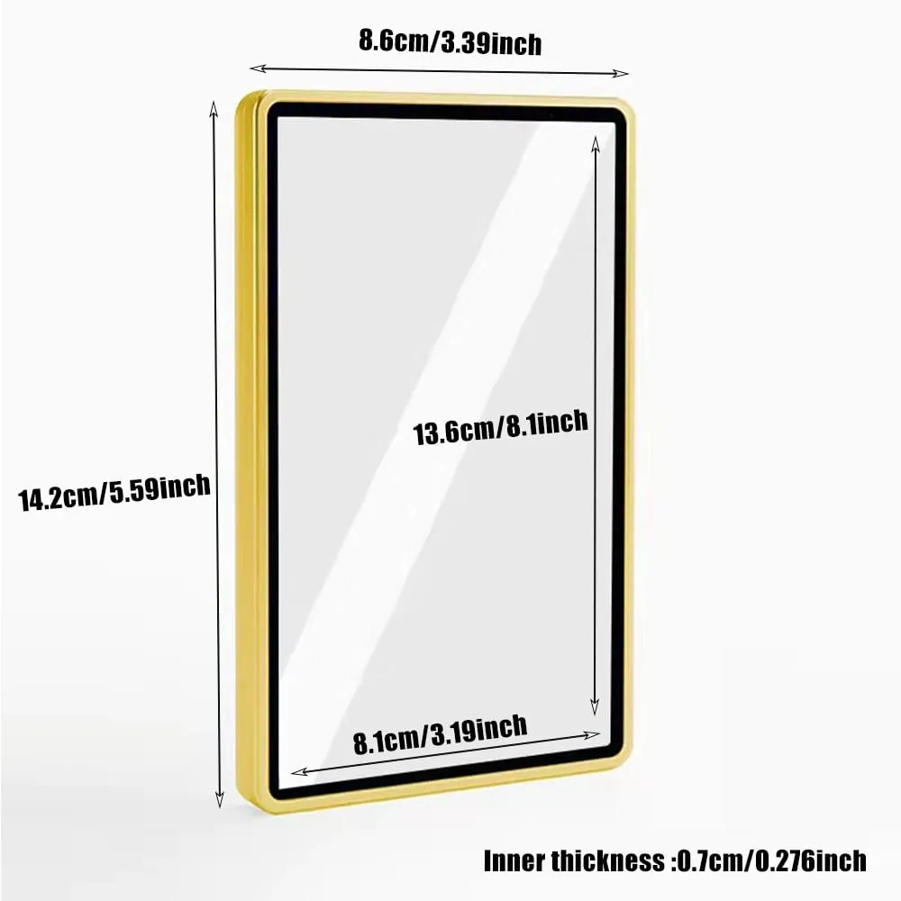Multicolor Gradient Color Aluminum Alloy Trading Card Protect Holder Metal Case For 35PT PSA CGC Graded Card — image 2