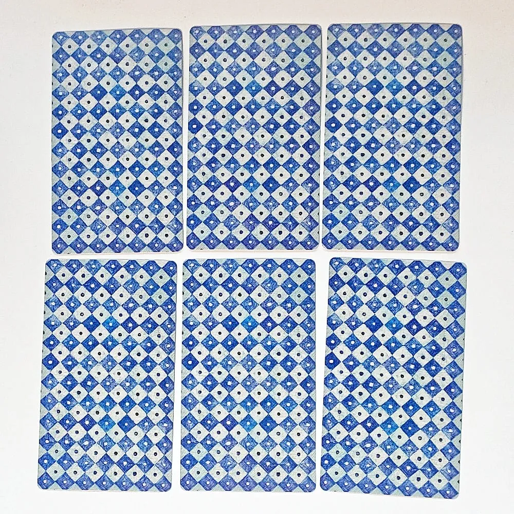 Dicetak pada Stok Kad Timbul Dua Kali 350GSM 12*7cm Dek Tarot Klasik Temui Semula 78 Keping Kad Tarot Dilukis dengan Pen Bola — image 6