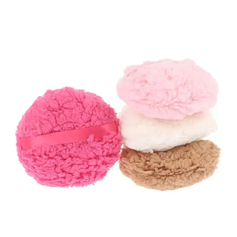 1 Pcs Extra-Large And Extra-Thick Powder Puff Skin-Friendly Soft And Non-Absorbent Extra-Large Talcum Powder Puff