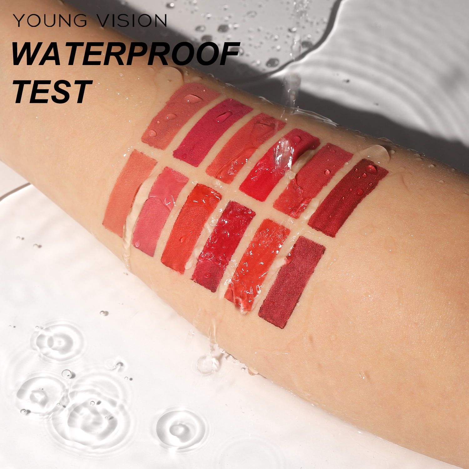 2-color matte long-lasting color lip liner set waterproof anti-sweat non-stick cup lip gloss rotatable lip liner — image 7