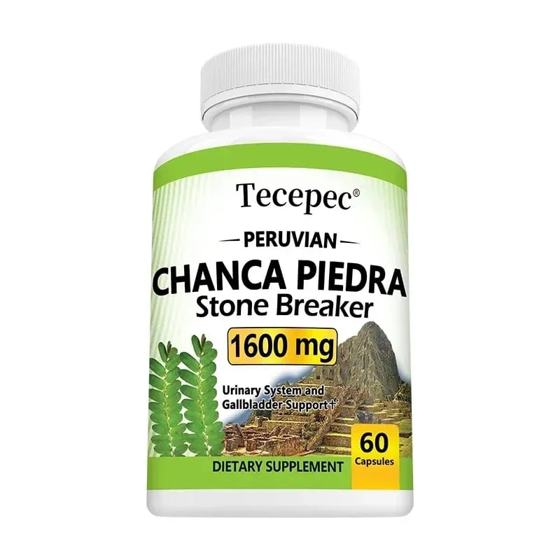 Chanca Piedra 1600 Mg - Kidney Stone Crusher Urinary Tract Support Liver Health Promote Metabolism Non-GMO 120 Capsules — image 9