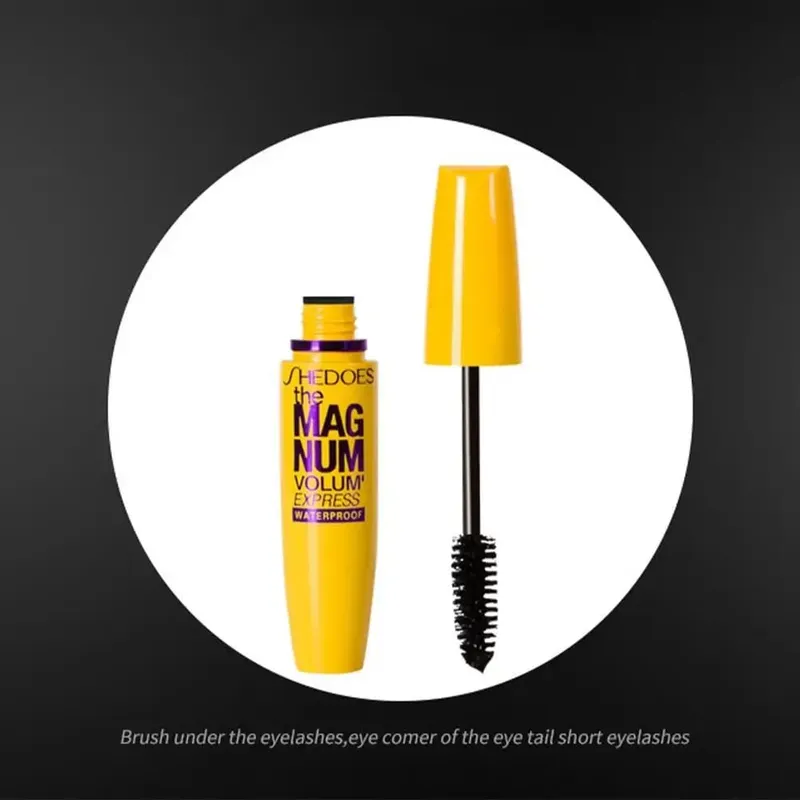 10ML Chống Nước Làm Dài Mi Uốn Mascara Tự Nhiên Lâu trôi Không lem Vàng Chuối Mi Bóng — image 3