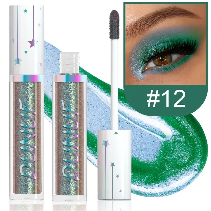 24color Eyeshadow Stick Liquid Eyeliner Metallic Color Green Pearlescent Glitter Eye Shadow Waterproof High Gloss Makeup Pigment — image 18