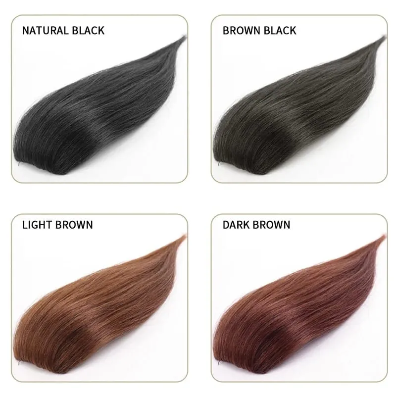 Peruca almofada sintética peça de cabelo 20cm 30cm dois cartões almofada de uma peça raiz de cabelo aumentar quantidade extensões de cabelo