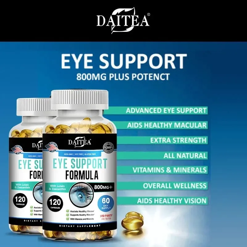 Eye Support Supplements - Vision Myopia Vitamins and Minerals for Eye Care Improve Eye Edema Relieve Fatigue Healthy Macula — image 5