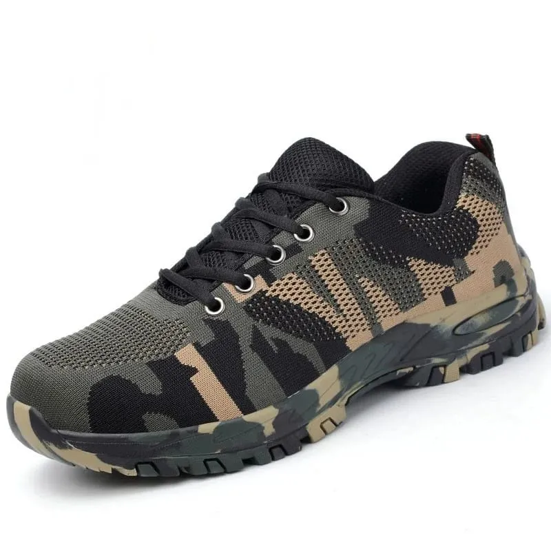 Fashion Plus Size Men's Outdoor Mesh Sneakers Military Work Casual Shoes Men Camouflage Army Breathable Walking Shoes Trainers — image 7