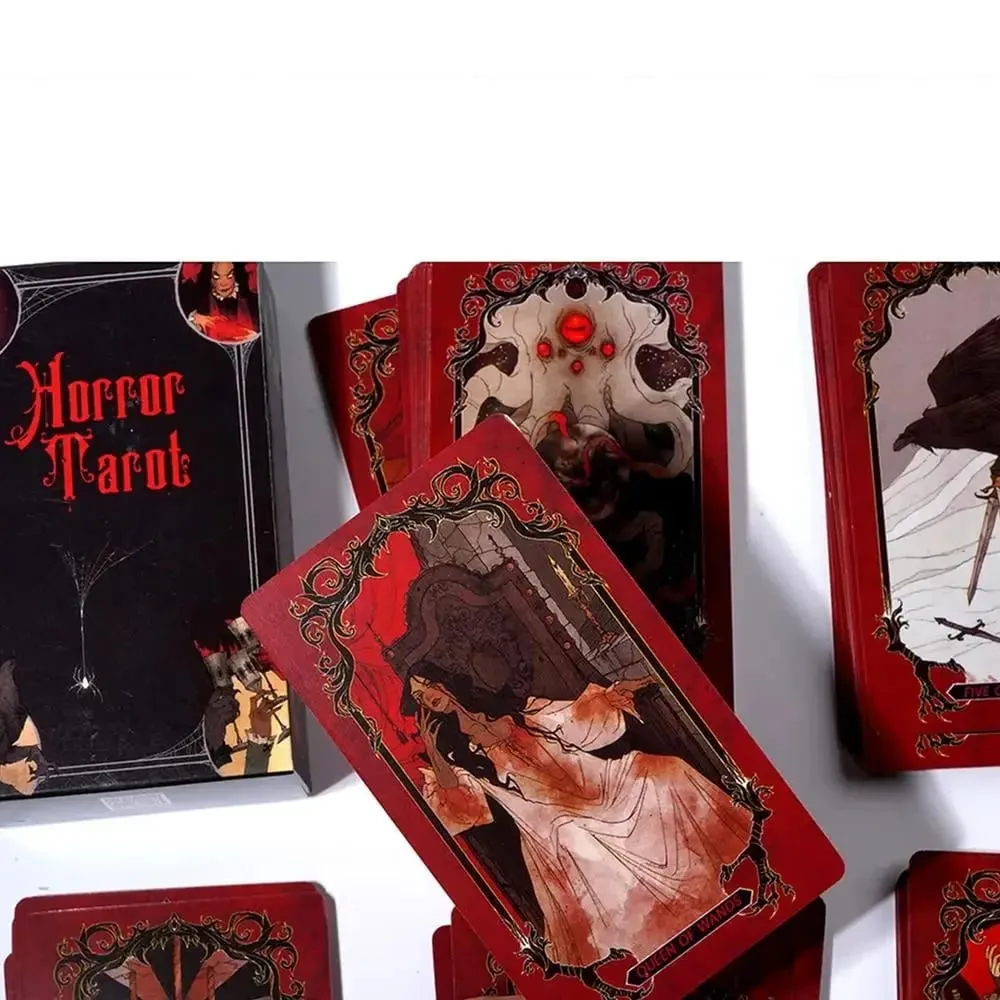 Horror Tarot Cards Pocket Printing 78-Card Deck Woodsman or The Frog Divination Fortune Telling Woodsman Sealed Board Game — image 5