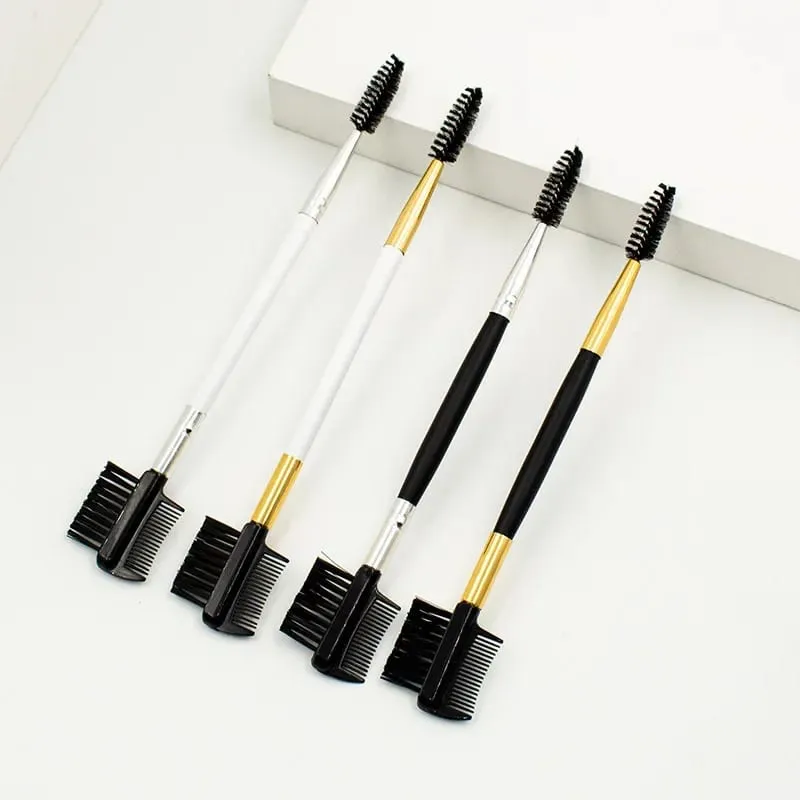 1PC Double Ended Eyebrow Comb Brush Beauty Makeup Brushes Eyelash Applicator Professional Make Up Tool — image 2