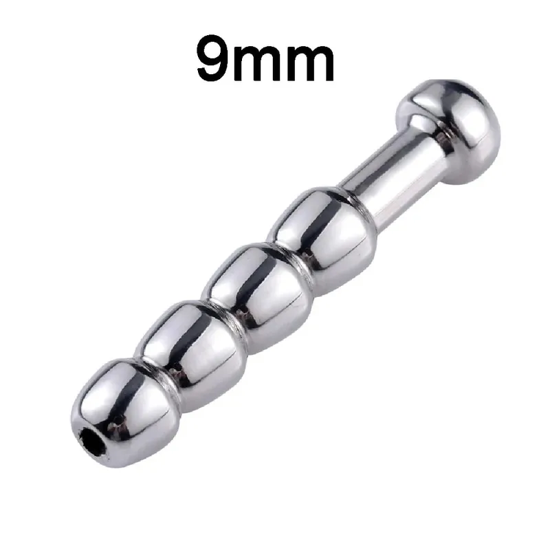 Male Stainless Steel Urethral Plug Urethral Dildo Sounding Penis Plug Urethra Stimulate Dilator Masturbation Rod Sex Toy for Men