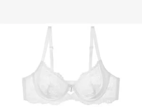 Désir Pur Lingerie Dentelle Noire Française Brodée Minimizer Grand Bonnet Ensemble Design de Niche Soutien-Gorge Sans Armatures — image 11